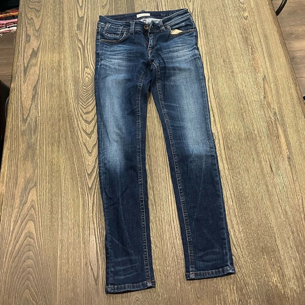 Marc O'Polo Straight Jeans Slim Fit Pockets Casual Denim Dark Wash Size 4